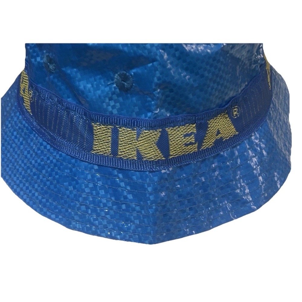 IKEA - BUCKET HAT - One Size - Adult- Knorva  Blue Packable Excellent Condition